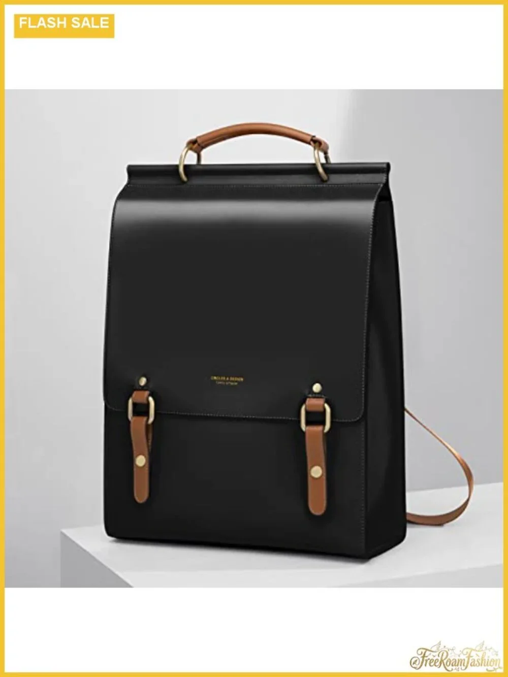 Genuine Leather Fashion Backpack Purse for Women Travel Work Laptop Daypack